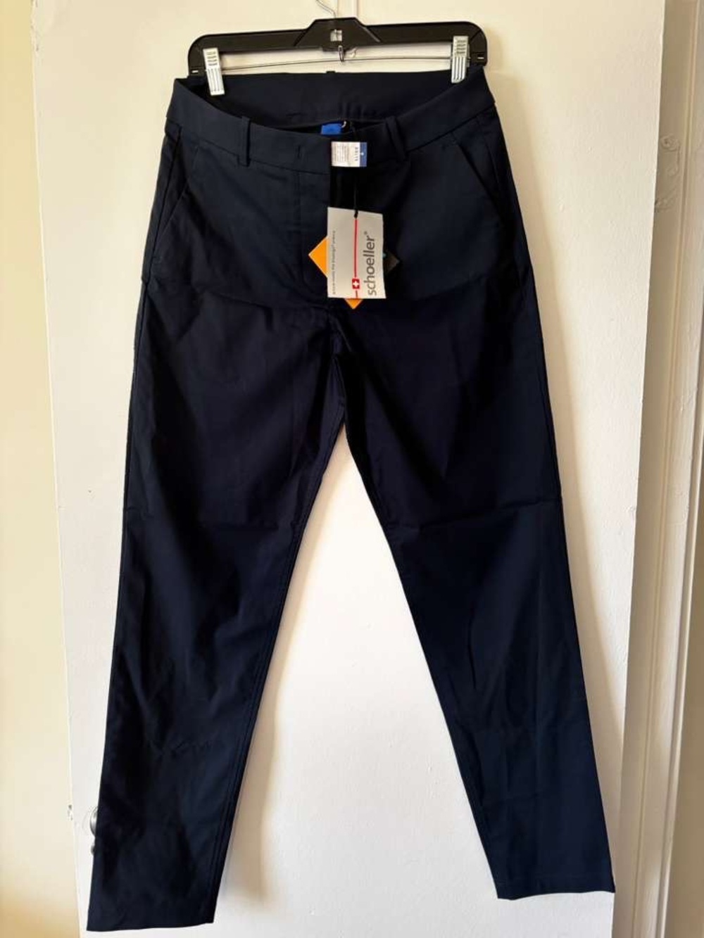Kit and Ace Navy Slim Travel Chinos